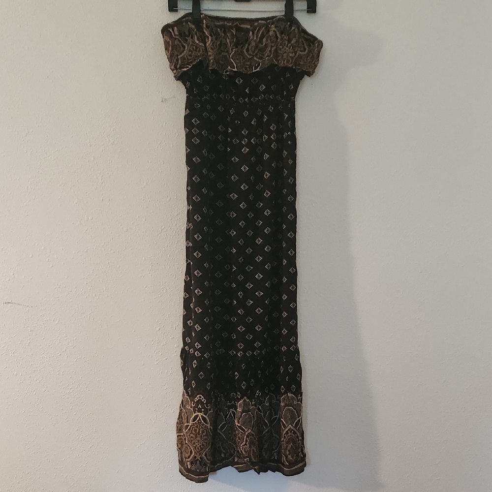 🍁LOWEST PRICE SALE🍁 PAPAYA: Strapless Maxi Dress